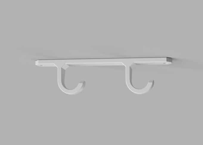 Under Cabinet Cup Holder for Espresso and Coffee Cups - Pack of 2 (Holds 4 Cups Total)