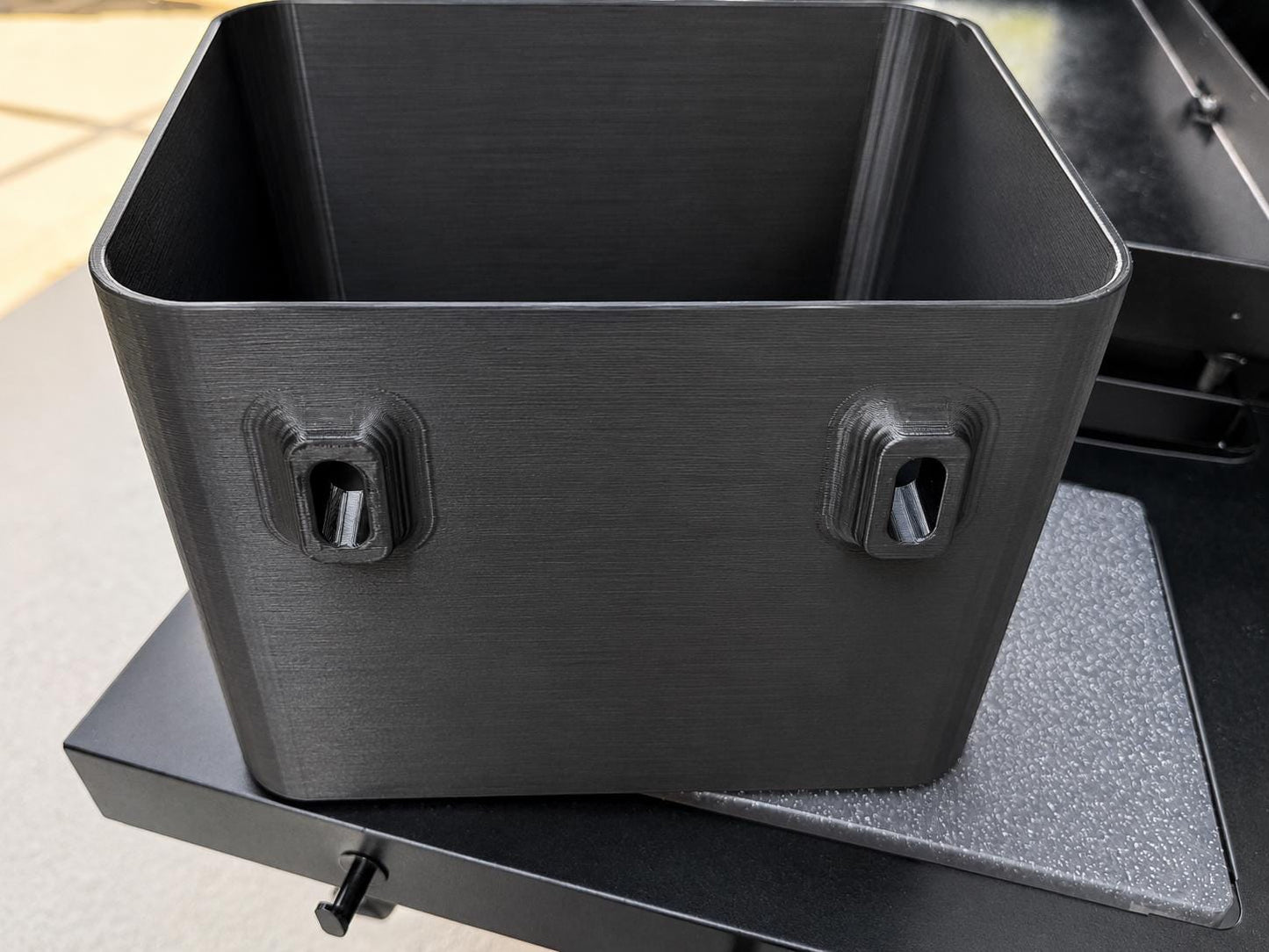 Trash Bin Attachment for Blackstone Griddle | Side Mount Garbage Can for Blackstone Griddle | Grill Waste Bin Organizer