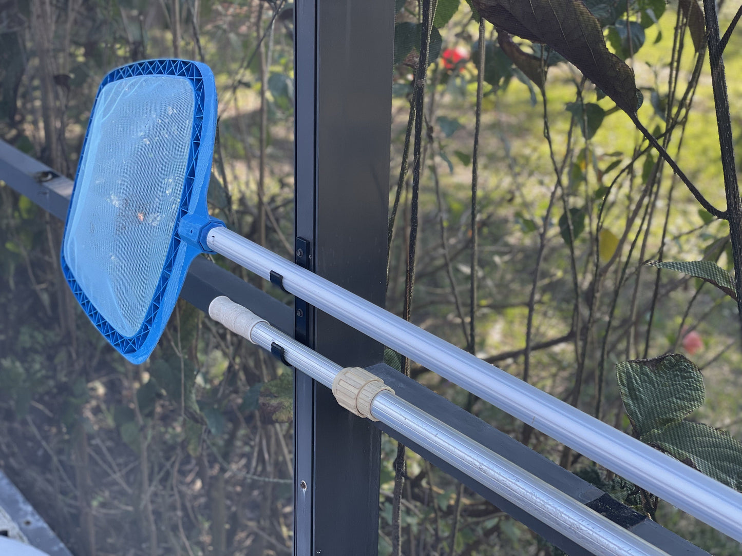 Pool Pole Mount, Pool Pole Hanger, Telescoping Pole Mount