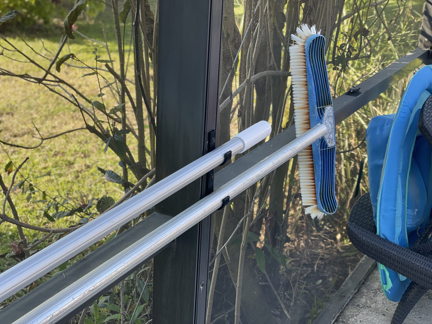 Pool Pole Mount, Pool Pole Hanger, Telescoping Pole Mount