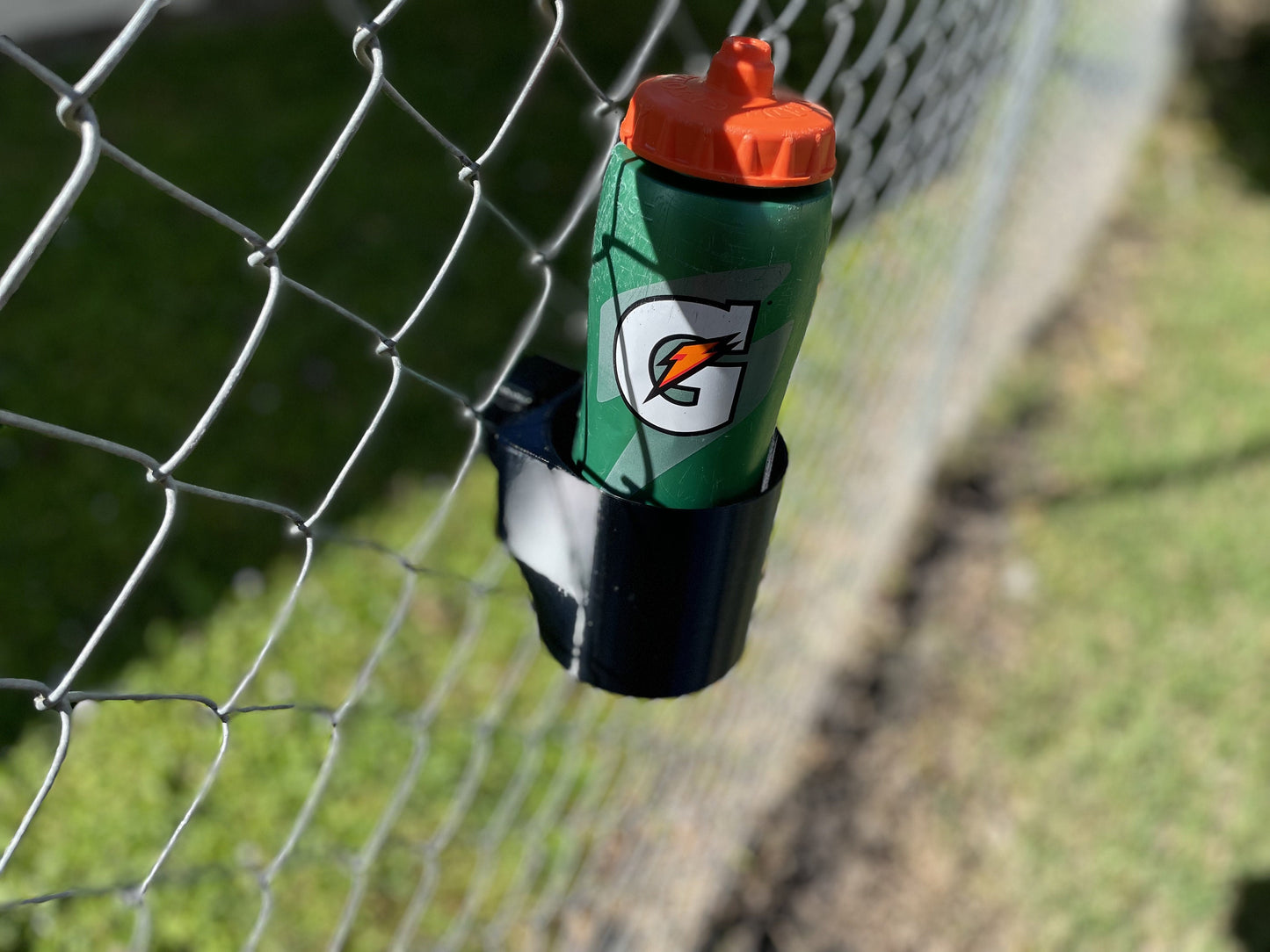 Chain Link Fence Cup Holder