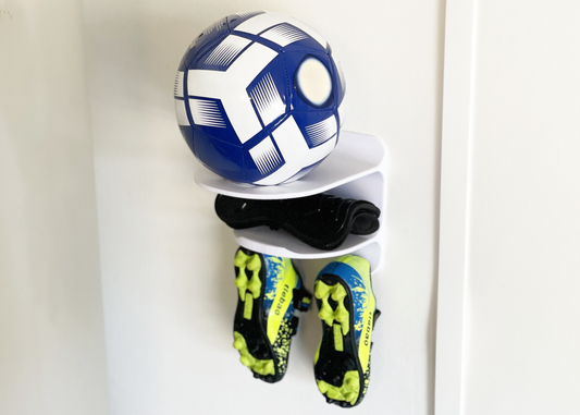 Soccer Gear Storage - Wall Mounted