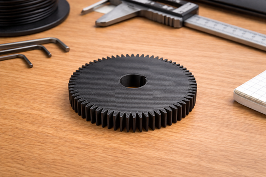 70mm Spur Gear – 70 Tooth - Gear with 14mm Bore & Keyway (Module 1, 20° Pressure Angle)