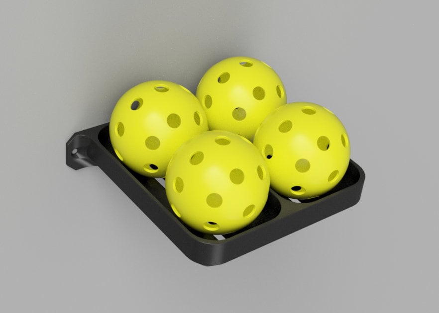 Pickleball Ball Storage Mount