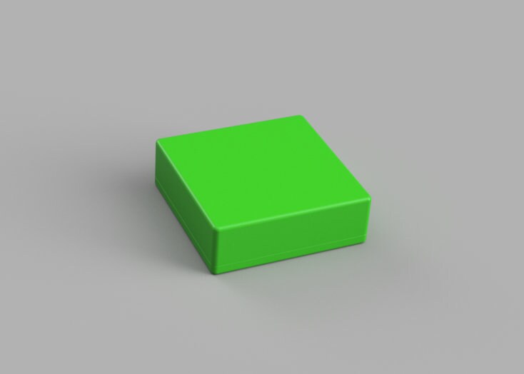 Square Playing Card Box - 3 inch by  3 inch