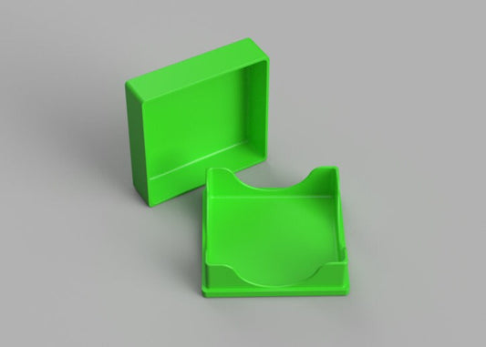 Square Playing Card Box - 3 inch by  3 inch