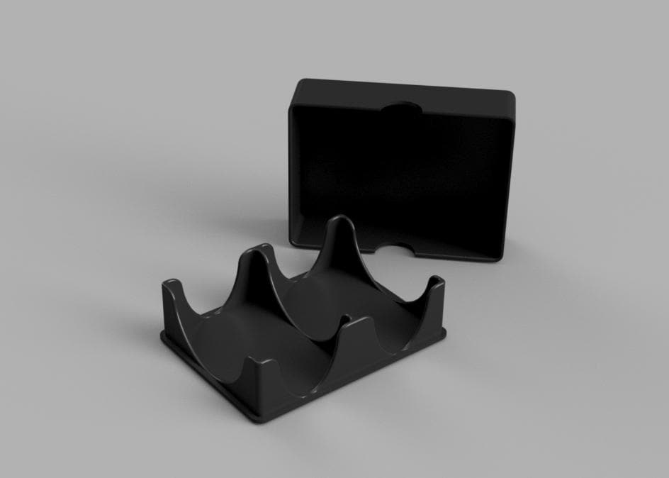 Mini Euro Two Deck Card Holder