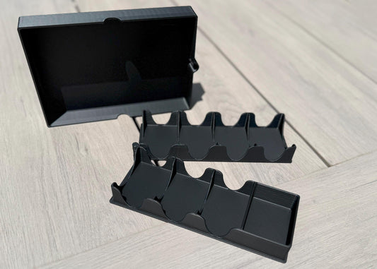 Mini Euro Hinged Card Box with Game Piece Storage Slot