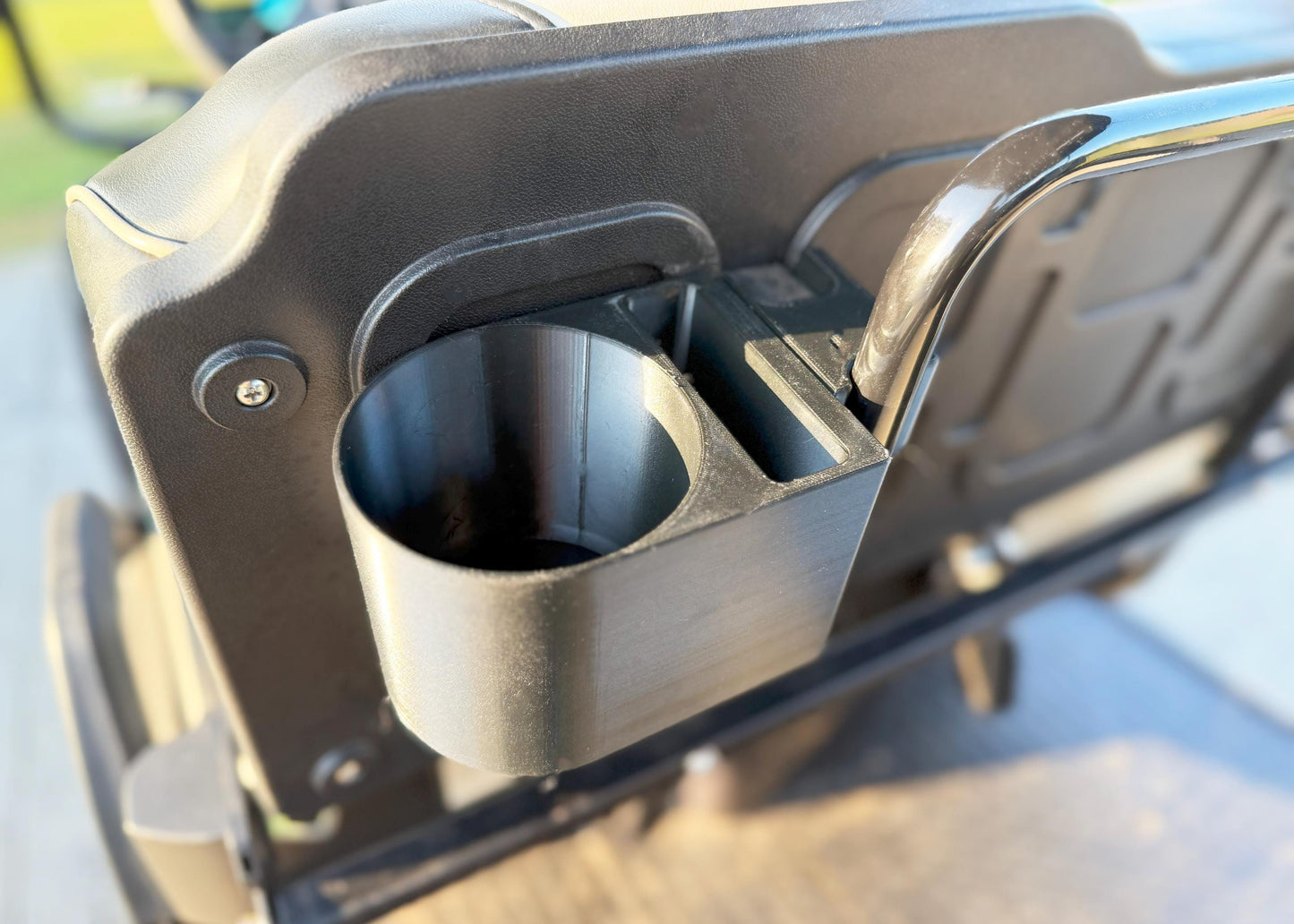 Golf Cart Middle Seat Cup and Phone Holder for EVolution Golf Carts, Pack of Two