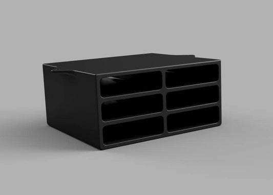 Under Desk Organizer – Phone, Hard Drive, & Battery Bank Storage Rack