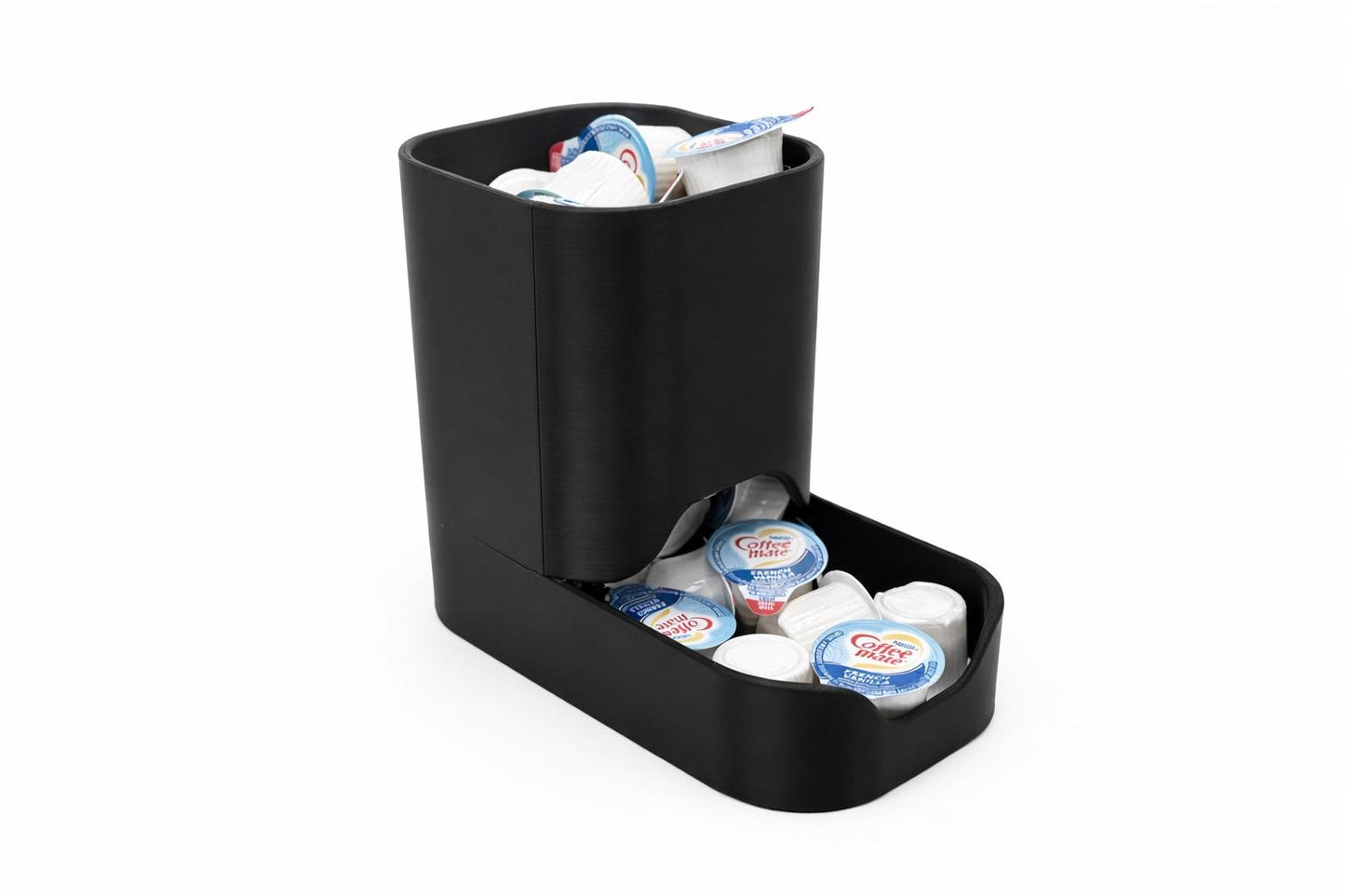 Self-Filling Coffee Creamer Dispenser - Holds 40 Creamers
