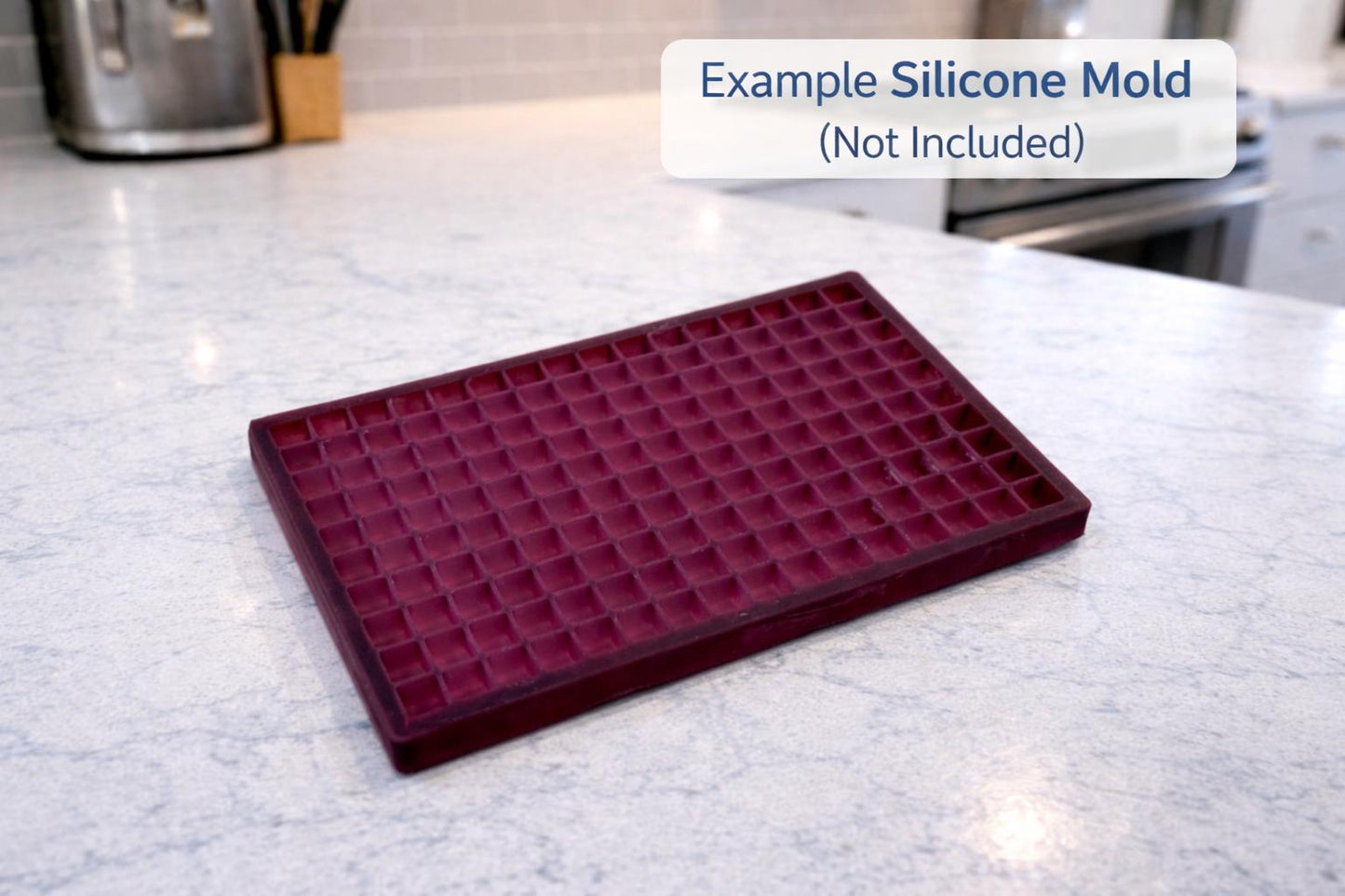 Crushed Ice Cube Tray Mold Template – Plastic Master Form for Making Silicone Ice Trays