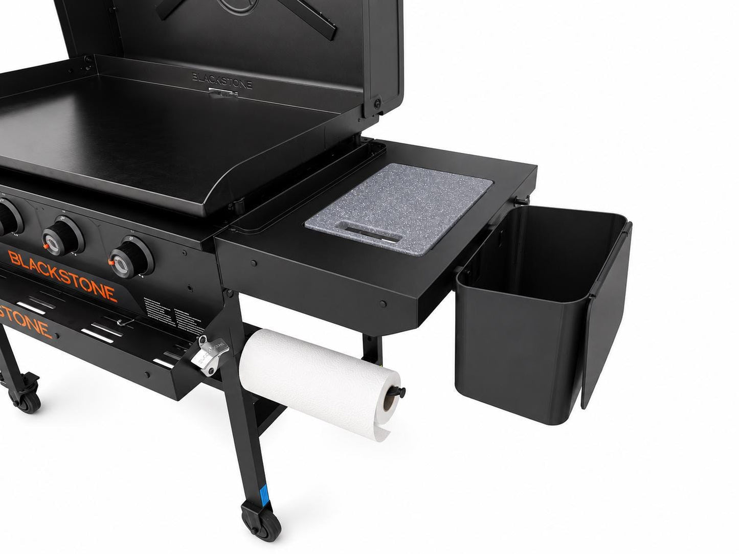 Trash Bin Attachment for Blackstone Griddle | Side Mount Garbage Can for Blackstone Griddle | Grill Waste Bin Organizer