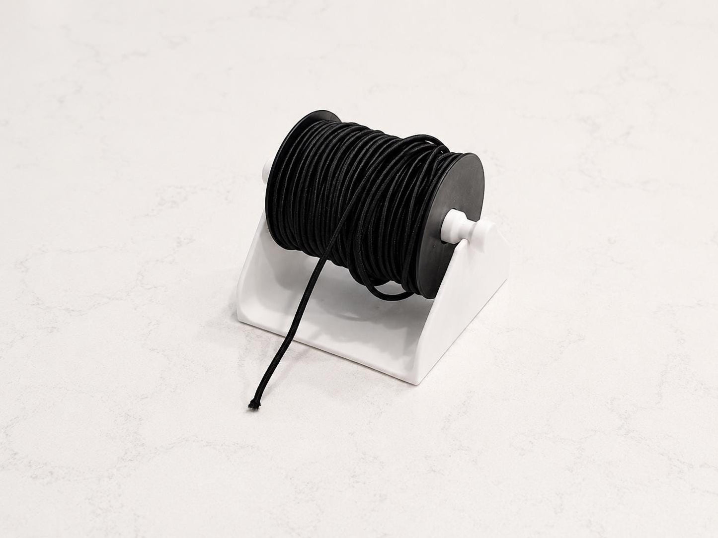 Mini Spool Holder & Cord Organizer | Compact Twine, Rope, Wire and String Dispenser | Desktop Craft Storage