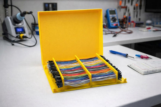 Jumper Wire Organizer – Dupont Wire Storage for Arduino, Breadboard & Electronics Projects