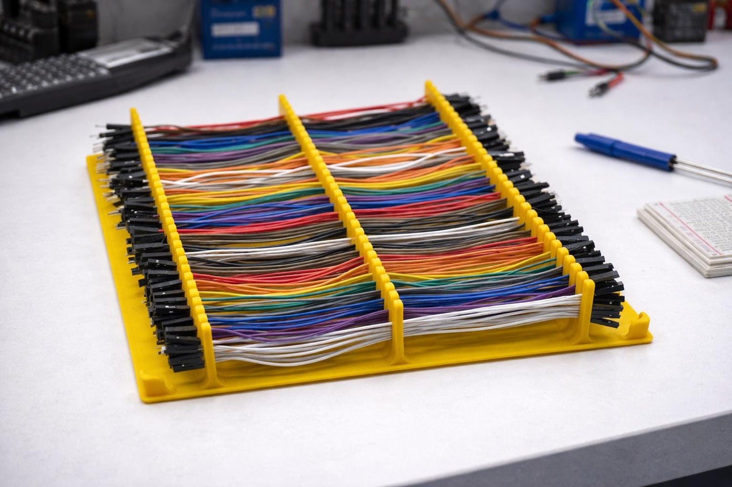 Jumper Wire Organizer – Dupont Wire Storage for Arduino, Breadboard & Electronics Projects