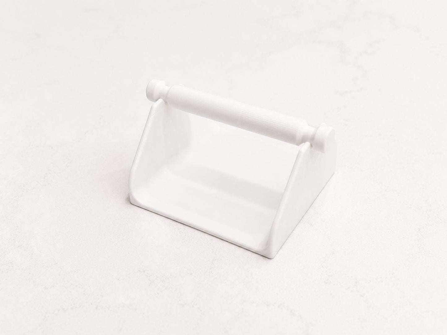 Mini Spool Holder & Cord Organizer | Compact Twine, Rope, Wire and String Dispenser | Desktop Craft Storage