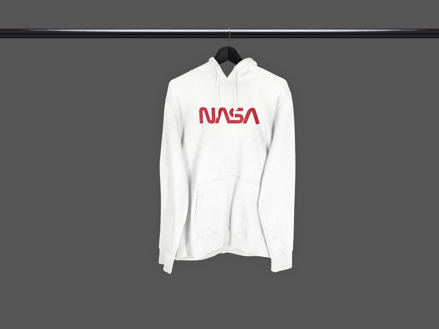 NASA Worm Logo Hooded Sweatshirt