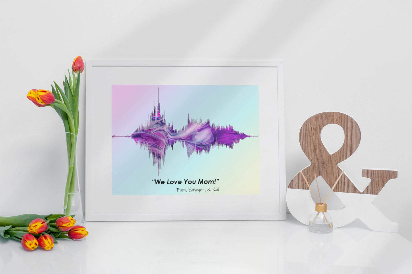 Sound Wave Art, Custom Sound Wave Print for Song or any Recording