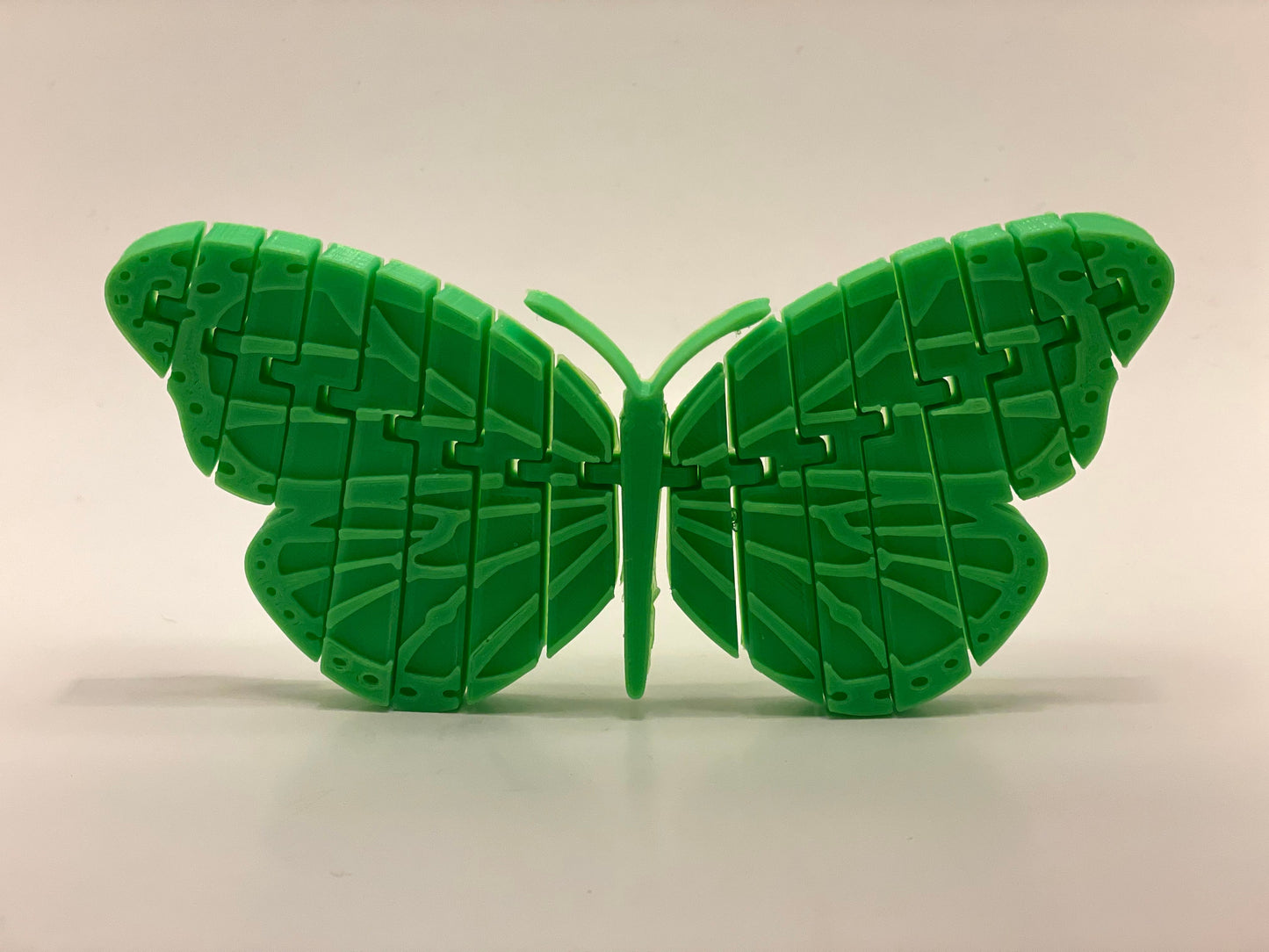 Articulated Butterfly, Flexible Butterfly Toy, Butterfly Sensory Toy, Butterfly Fidget Toy in Green