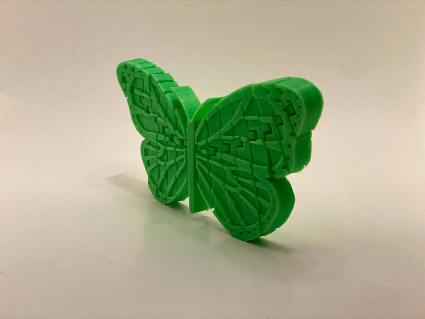 Articulated Butterfly, Flexible Butterfly Toy, Butterfly Sensory Toy, Butterfly Fidget Toy in Green