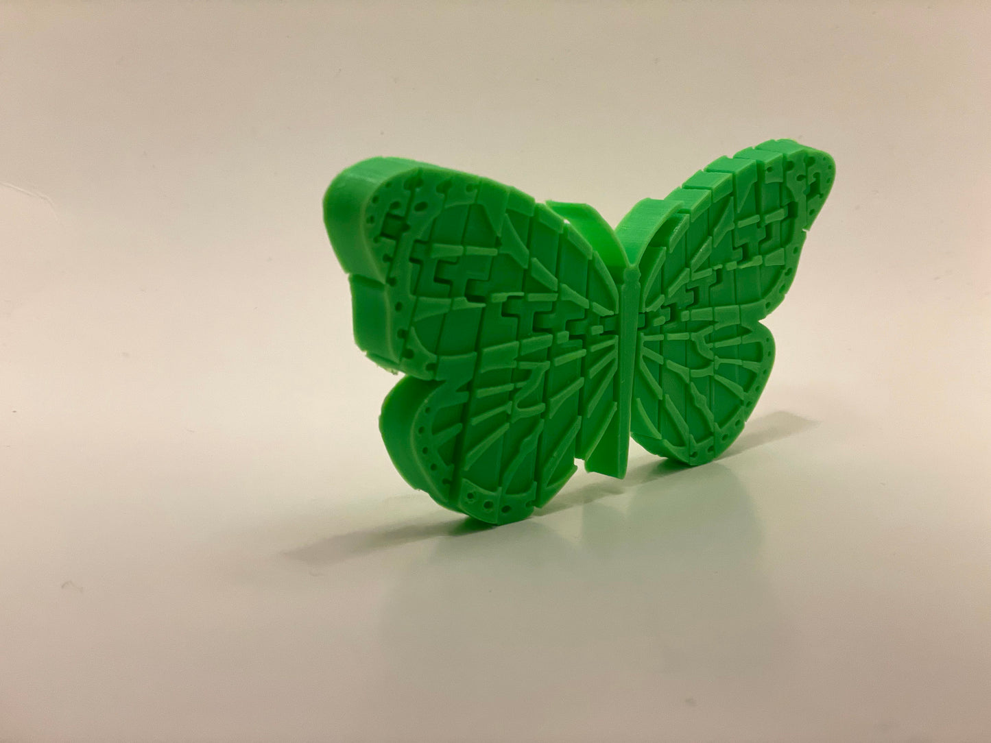 Articulated Butterfly, Flexible Butterfly Toy, Butterfly Sensory Toy, Butterfly Fidget Toy in Green