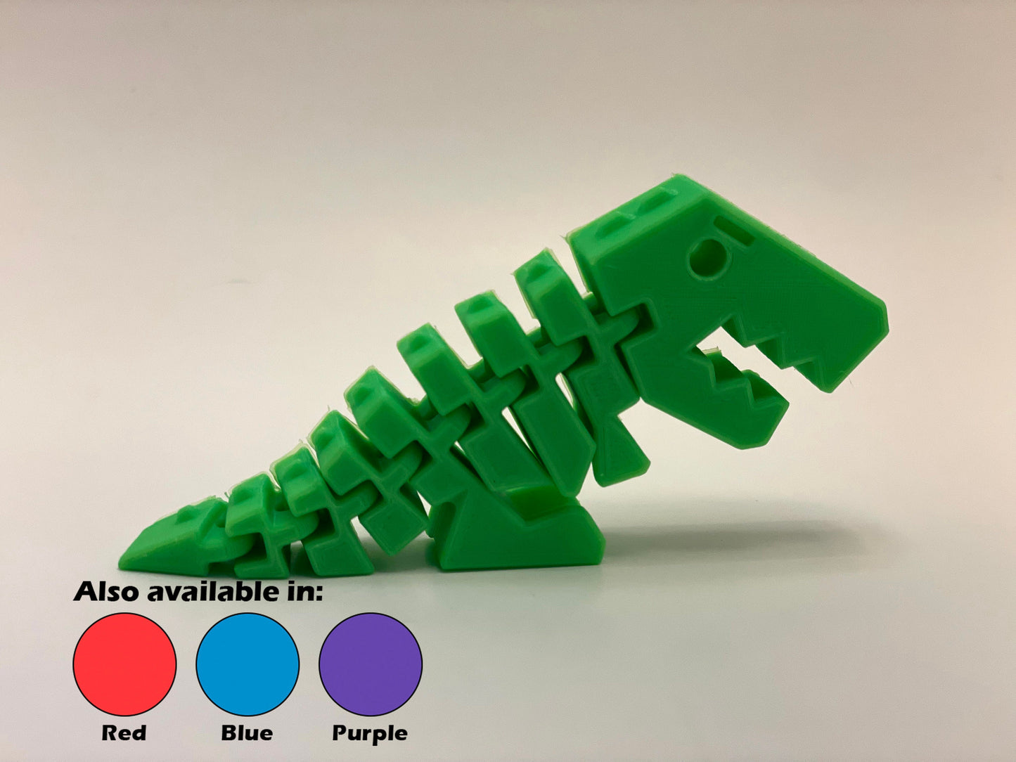 Flexible T-Rex Dinosaur Toy, Tyrannosaurus Rex Fidget Toy, Flexi Rex