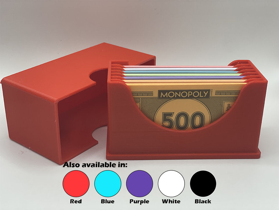 Two Inch Monopoly Money Holder, Money Box, Bill Holder