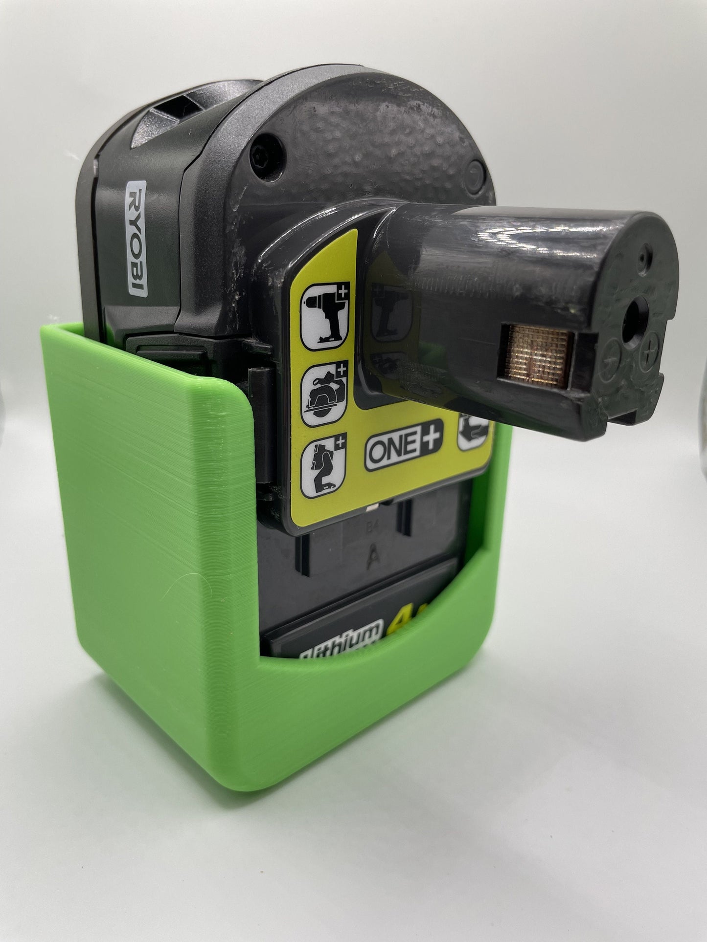 KDD Ryobi One+ Battery Hanger, Pack of Two