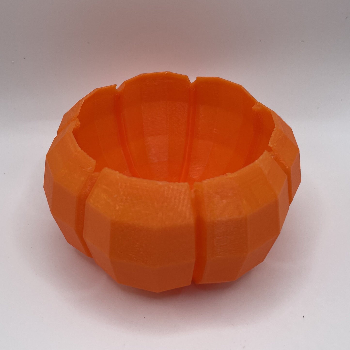 Low Poly Pumpkin Planter, Halloween Decor pack of 2