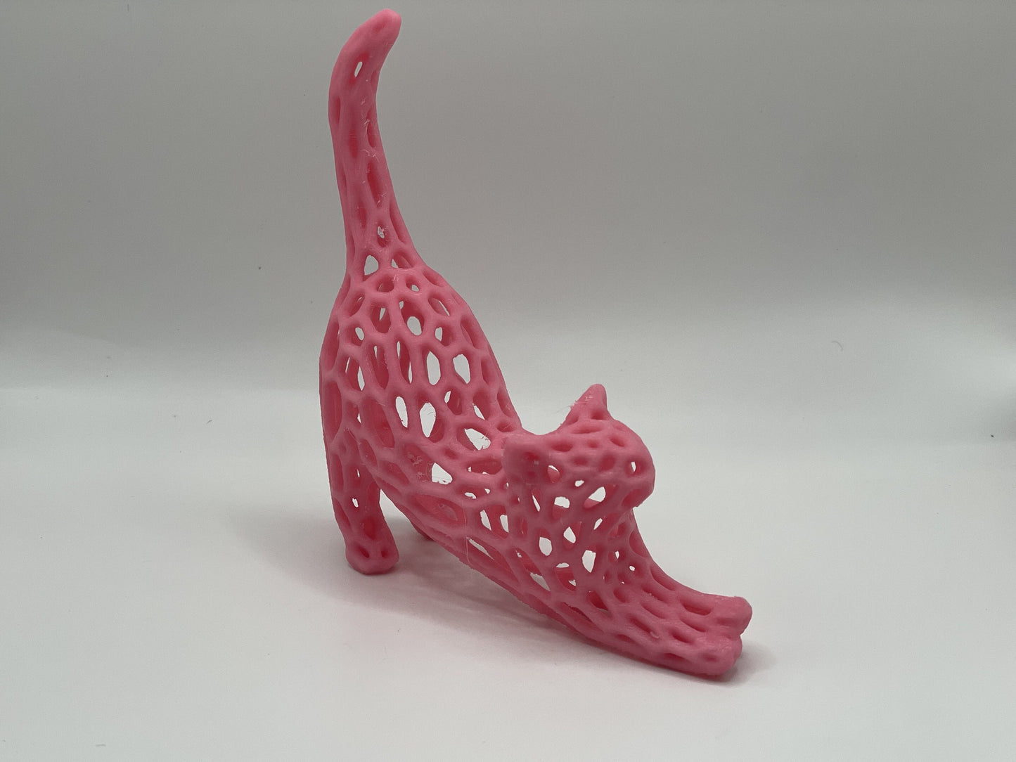 Voronoi Cat, Cat Figure, Cat Toy