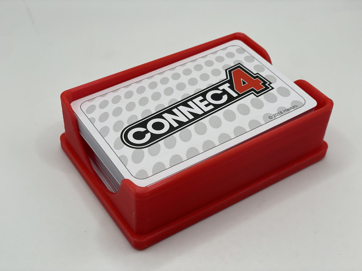 Connect 4 Card Game Box, Travel Connect 4 Card Box