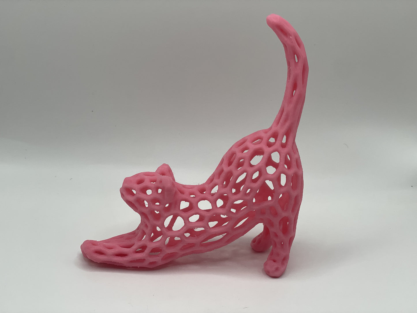 Voronoi Cat, Cat Figure, Cat Toy