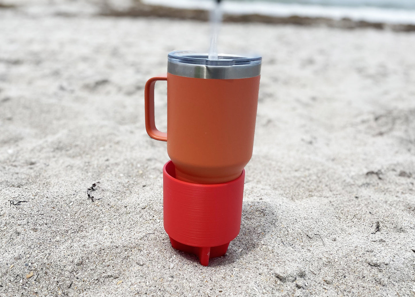 Beach Cup Holder,  Sand Spike