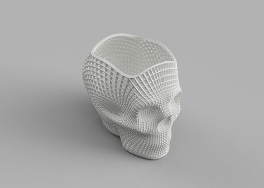 Wireframe Skull, Skull Dish, Skull Bowl