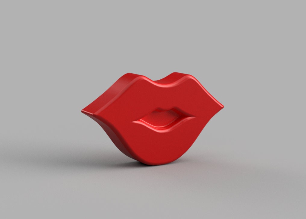 Red Lips Card Box